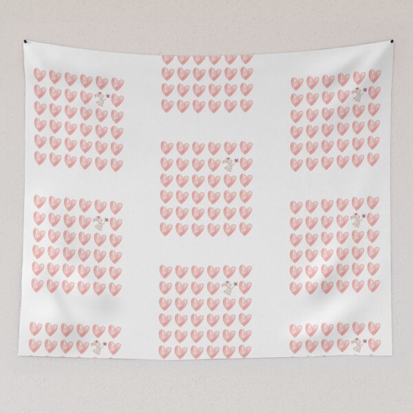 Item preview, Mini corazones y el conejo designed and sold by VeenyOcicat.