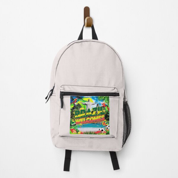 Item preview, Brazil Welcomes Flag Map carnival designed and sold by AnimalsDH305.