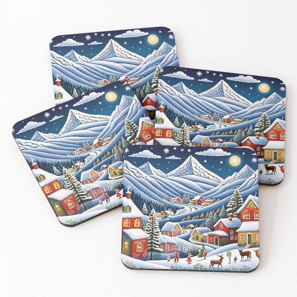 Item preview, Christmas Arrives in all its Splendor to my Enchanted Town - Naie Art designed and sold by Second Draft Visuals.
