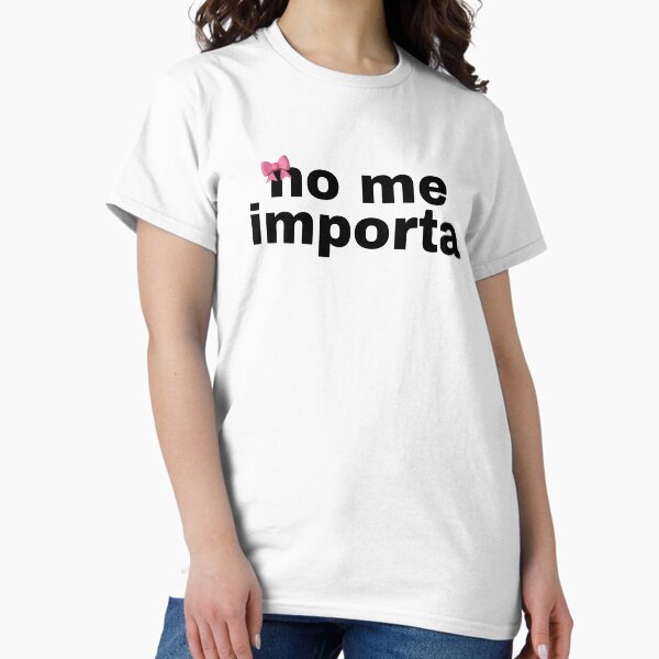 Vista previa del artículo con la obra «No me importa», diseñado y vendido por melisa11hernand.