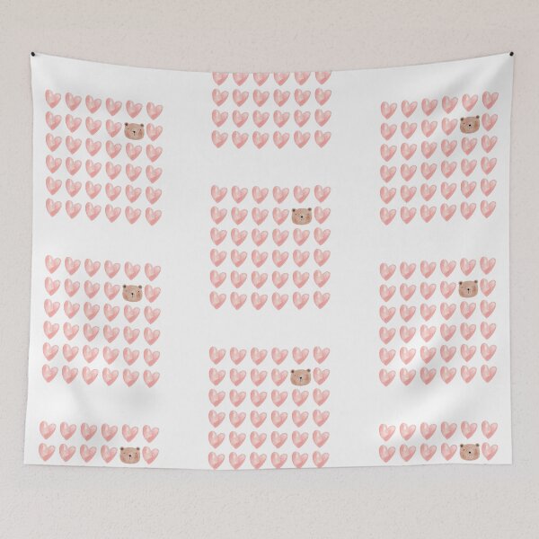 Item preview, Mini corazones y el oso designed and sold by VeenyOcicat.