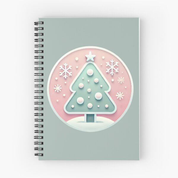 Item preview, Pastel Christmas Tree with Snowflakes || Welcome 2025 || Gifts, accessories, socks, bags, christmas... designed and sold by AG-Product.