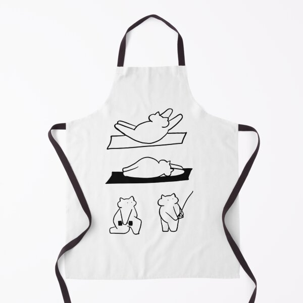 Item preview, Lifting Paws: Cute Black and White Workout Art designed and sold by RM-Journey.