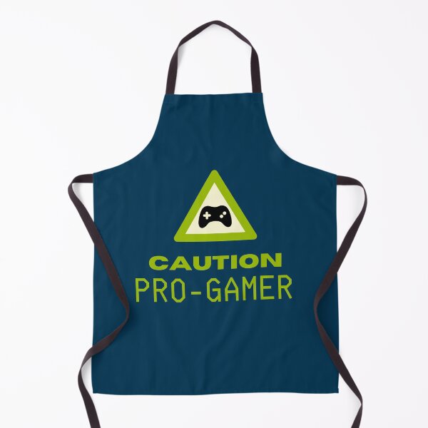 Item preview, Caution Pro Gamer - Gaming Warning Sign Design - dark teal-blue shade designed and sold by danfreeze.