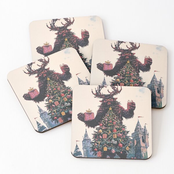 Item preview, Krampus Decorating the Tree with lots of Presents designed and sold by LonesomeKnight.