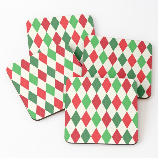 Item preview, Festive Harlequin Christmas Pattern | Perfect 'Diamond' Holiday Gift designed and sold by SingerNZ.