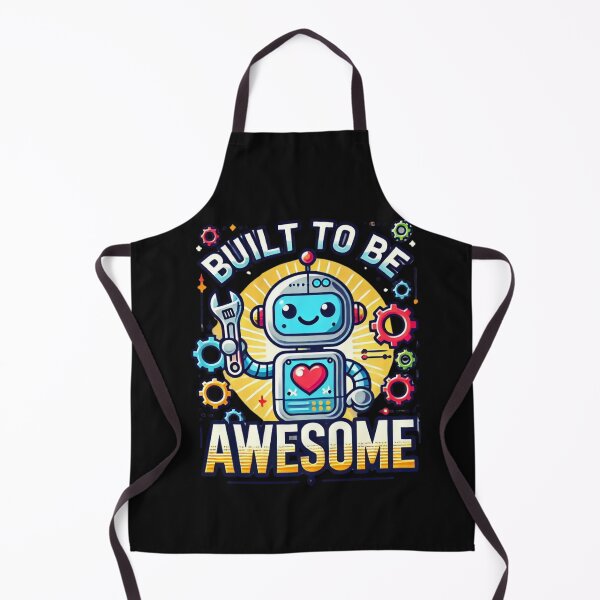 Item preview, Built to Be Awesome - Cute Robot T-Shirt designed and sold by Berna90.