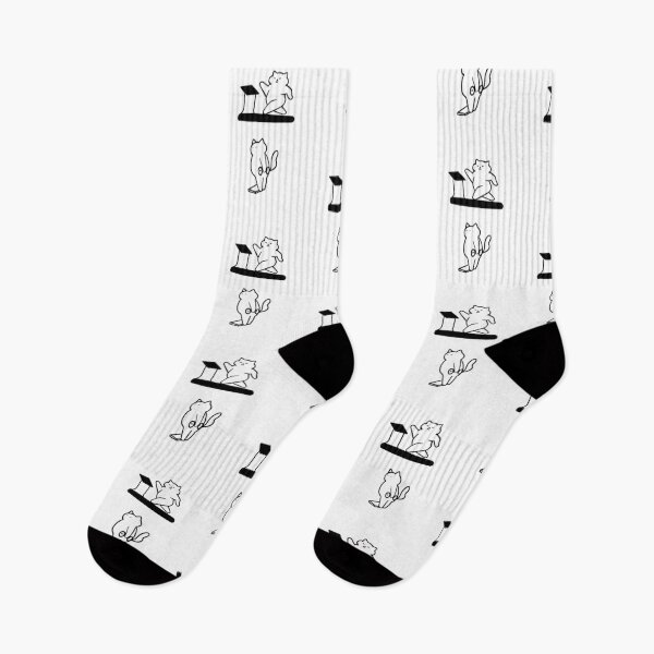 Item preview, Meowfit: Minimalist Cat Exercise Illustrations designed and sold by RM-Journey.