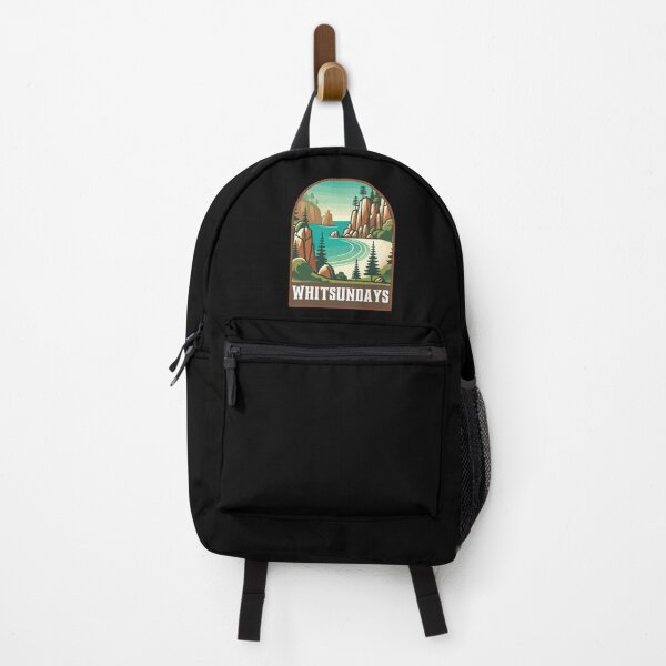 Item preview, Whitsundays Queensland Australia Retro Art Travel Landscape designed and sold by MaateoDesign.
