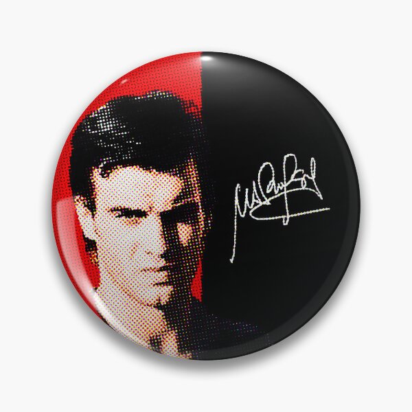 Item preview, Marcelo Bielsa "Newell's Halftone" Button Badge #1 designed and sold by moongazed.