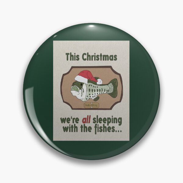 Item preview, Sopranos Fish Christmas Card  designed and sold by Anabel Kane.
