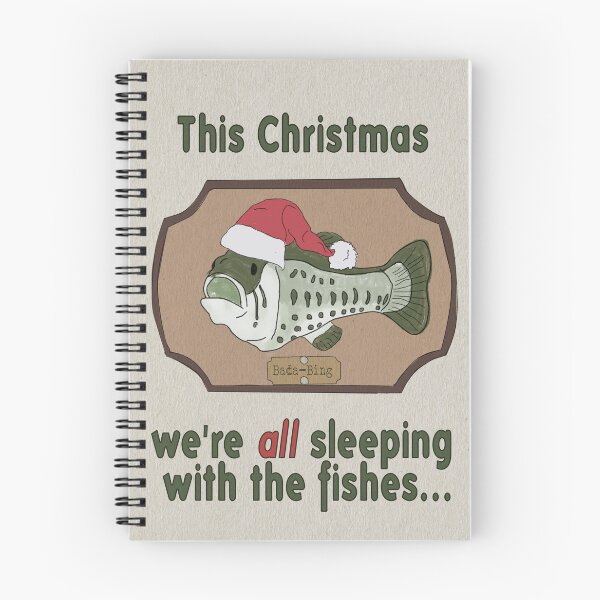 Item preview, Sopranos Fish Christmas Card  designed and sold by Anabel Kane.