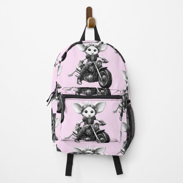 Rat Gang Crew Biker Scout by iServalan for Tale Teller Kids Book Backpack