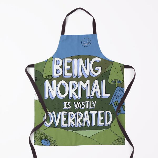Item preview, Being Normal Is Vastly Overrated – Celebrate Uniqueness - Doodle designed and sold by pixelated_echoes.