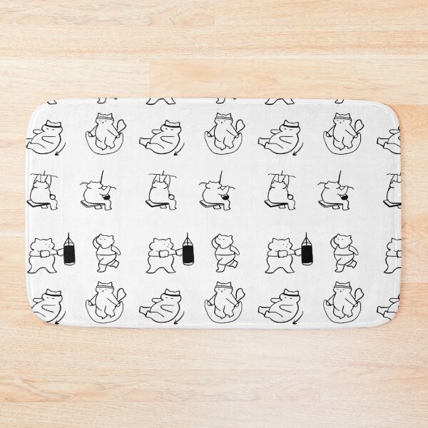 Item preview, Strong Whiskers: Simple Cat Gym Line Drawings designed and sold by RM-Journey.