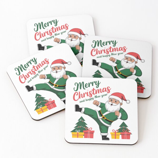 Item preview, Martial Arts Santa Merry Christmas Design designed and sold by Kirolous  Safwat.