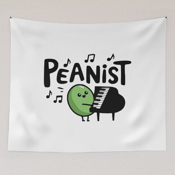 Item preview, Peanist! Cute Pea Music Pun designed and sold by PMCreative.