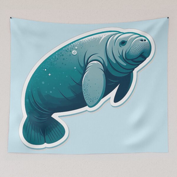 Item preview, Manatee Art #35 | Manatee Lovers designed and sold by ksgraphics222.