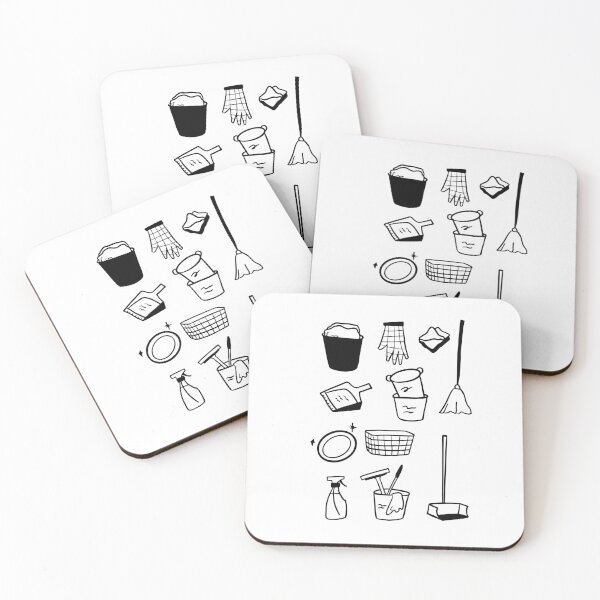 Item preview, Cleaning Made Cute: Minimalist Tool Art designed and sold by RM-Journey.