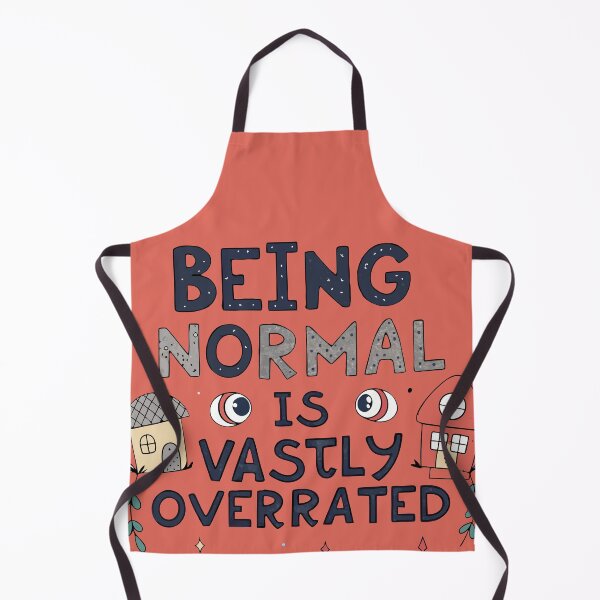 Item preview, Being Normal Is Vastly Overrated – Celebrate Uniqueness - Doodle art designed and sold by pixelated_echoes.
