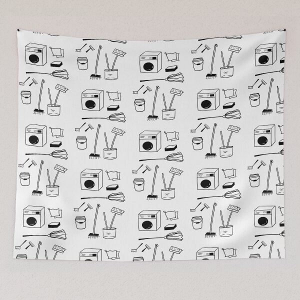 Item preview, Cleaning Tools: Simple Line Art Designs designed and sold by RM-Journey.