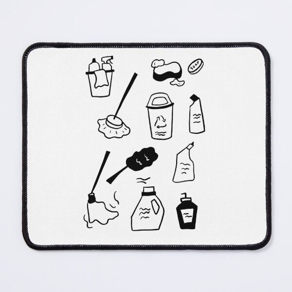 Item preview, Tidy Up: Minimalist Cleaning Illustration Set designed and sold by RM-Journey.