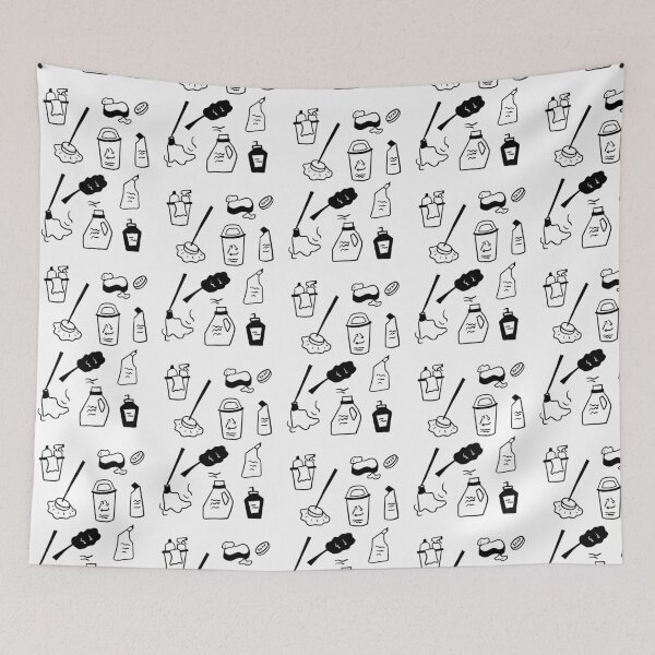 Item preview, Tidy Up: Minimalist Cleaning Illustration Set designed and sold by RM-Journey.
