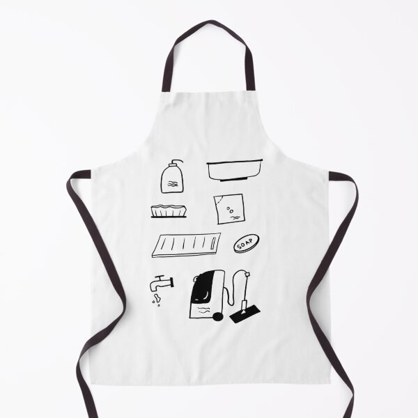 Item preview, Everyday Clean: Simple Black and White Tool Art designed and sold by RM-Journey.