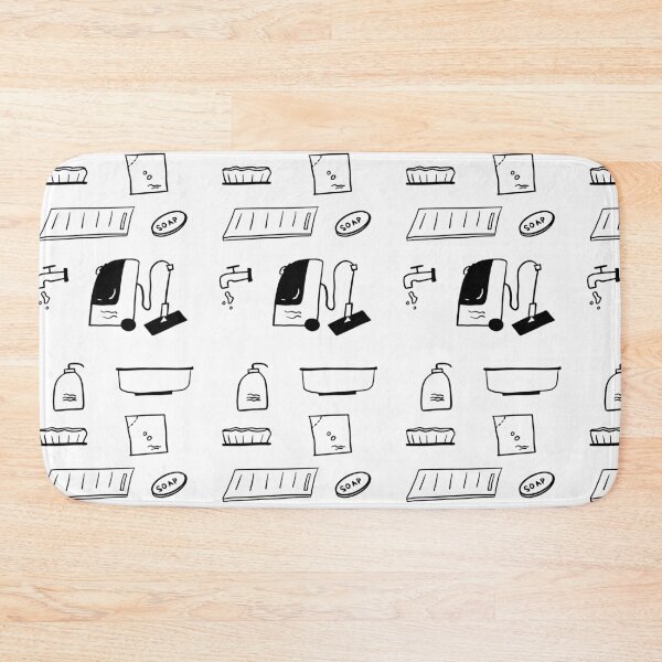 Item preview, Everyday Clean: Simple Black and White Tool Art designed and sold by RM-Journey.