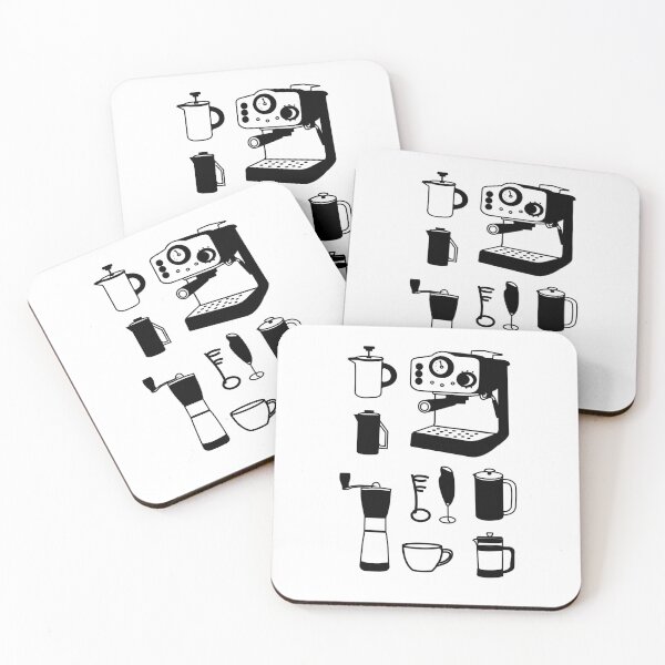 Item preview, Barista Essentials: Minimalist Line Art Design designed and sold by RM-Journey.