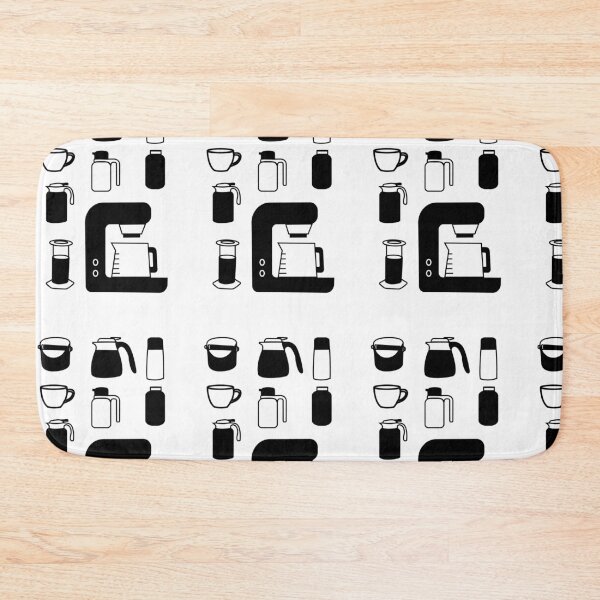 Item preview, Caffeine Tools: Black and White Coffee Illustrations designed and sold by RM-Journey.