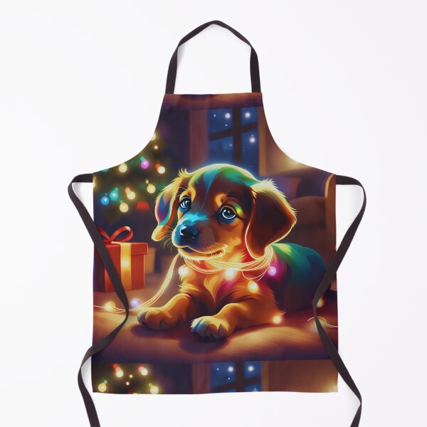 Item preview, A Sweet Dog as a Gift under the Christmas Tree designed and sold by TheDarkStone.