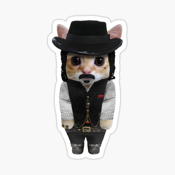 Vista previa del artículo con la obra «Gatito holandés Van Der Linde (RDR2)», diseñado y vendido por RDRazzmatazz.