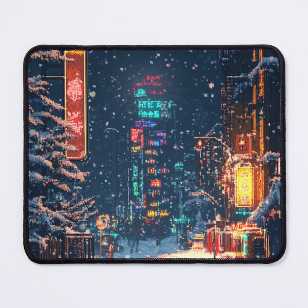 Item preview, City in Pixel designed and sold by NicolasGlowArt.