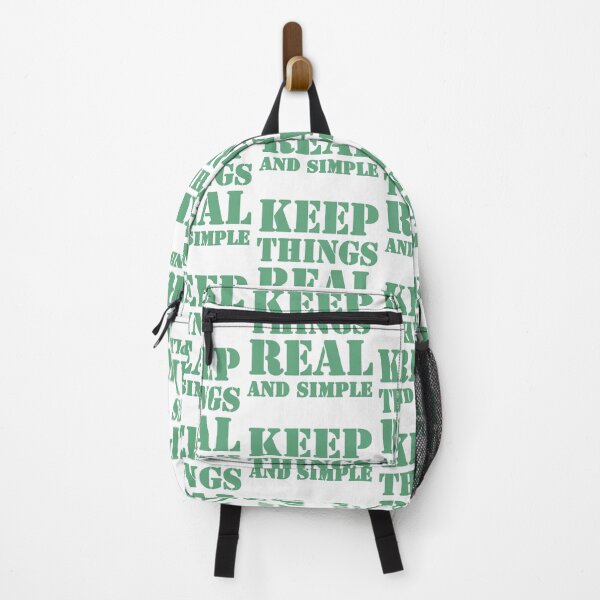 Item preview, Keep Things Real And Simple - Positive Inspirational Quotes  designed and sold by Sunserize Designs.
