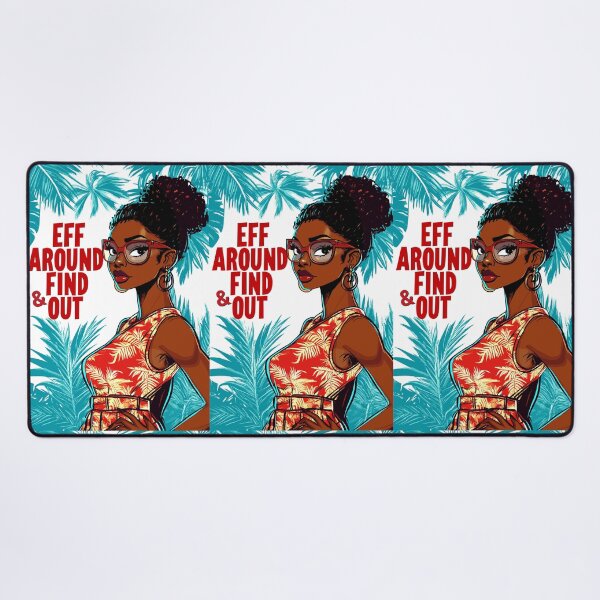 Item preview, Eff Around & Find Out Tropical Vibes Design designed and sold by Artbyminga.