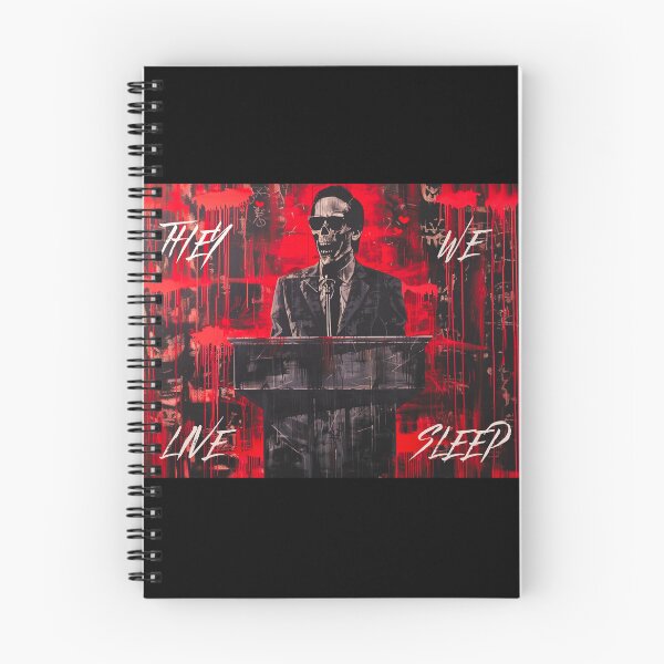 Item preview, They Live We Sleep - Crooked Politician Podium Lies designed and sold by PitchBlackIcon.