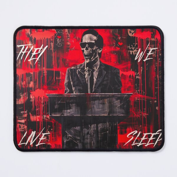 Item preview, They Live We Sleep - Crooked Politician Podium Lies designed and sold by PitchBlackIcon.