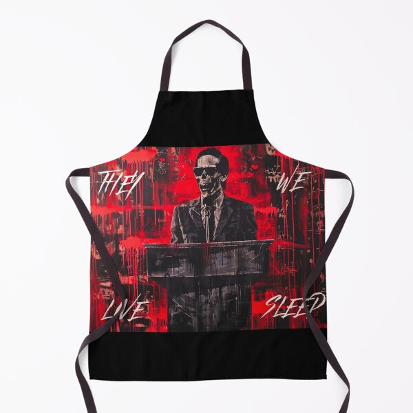 Item preview, They Live We Sleep - Crooked Politician Podium Lies designed and sold by PitchBlackIcon.