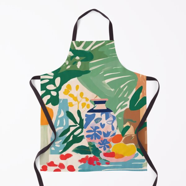 Item preview, Ornamented Vase with tropical plants and fruits designed and sold by PalmitoDecor.