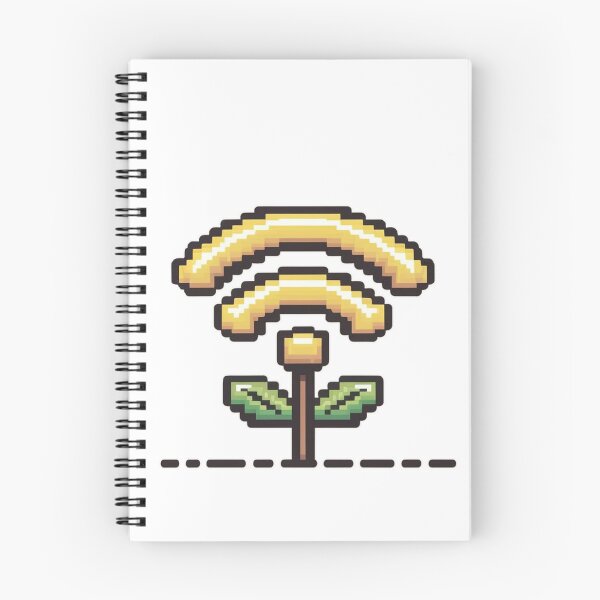Item preview, Plant With WiFi Signal Leaves Gift For Nature And Tech Lovers designed and sold by CosmicFreedom9.
