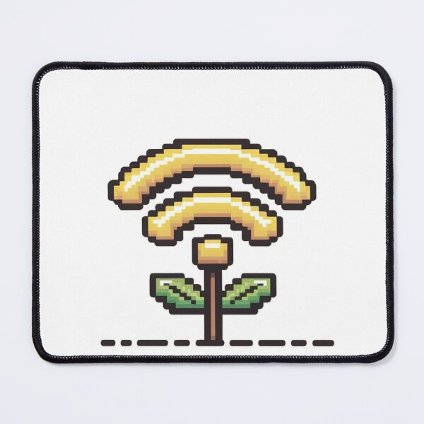 Item preview, Plant With WiFi Signal Leaves Gift For Nature And Tech Lovers designed and sold by CosmicFreedom9.