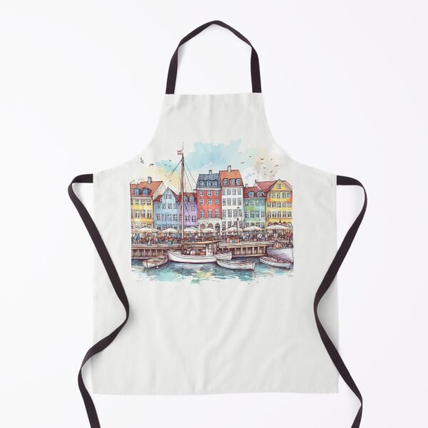 Item preview, Vibrant of Nyhavn: Denmark's Iconic Harbor, designed and sold by PaintMeWorld.