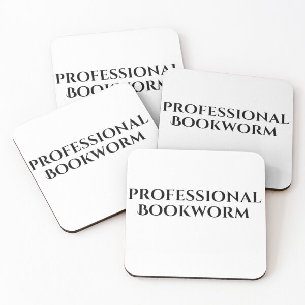 Item preview, professional bookworm designed and sold by thecherryhouse.
