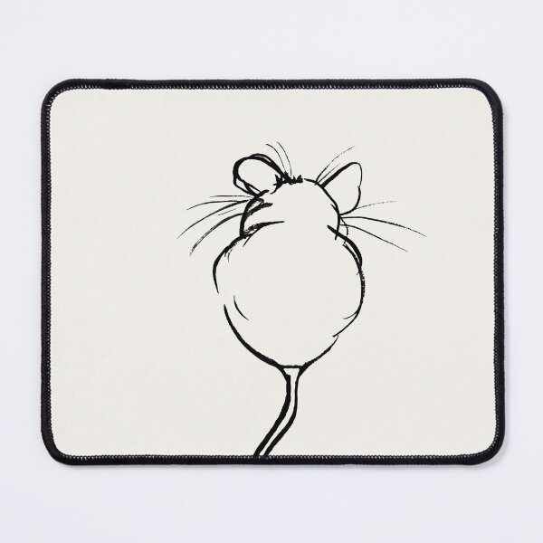 Item preview, Minimalist Mouse Line Art - Whimsical Illustration – Vintage Ink Drawing - by jemma Skidmore  designed and sold by Jemma Jamie Skidmore.