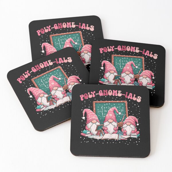 Item preview, Poly-gnome-ials Math Teacher Pun Algebra Polynomial Funny Christmas mathimatic Gift For Teacher or Students designed and sold by JUSTBEELEGANT.