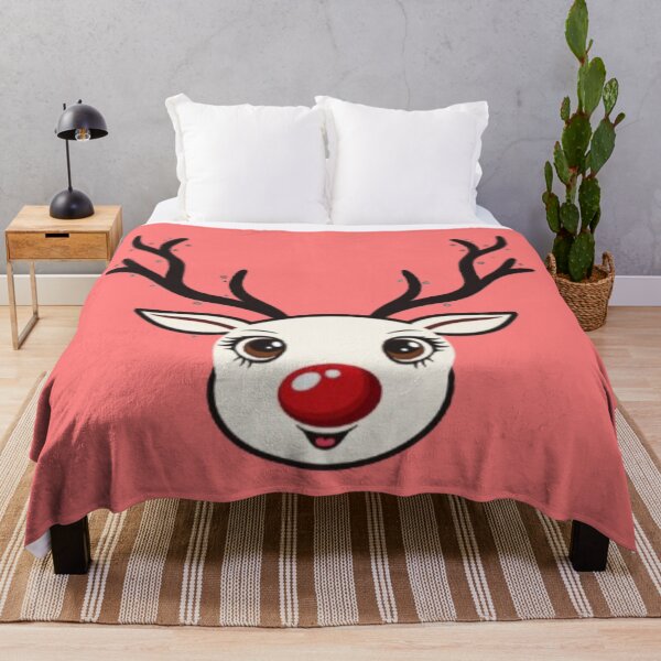 Item preview, Joyful Red Nose Reindeer designed and sold by DeeCeeFashion.