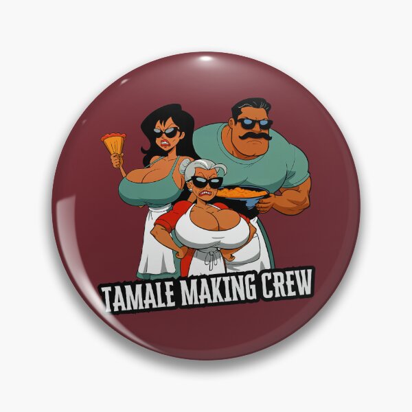 Item preview, Tamale Making Crew – Bold Mexican Christmas Design designed and sold by BaxInke.