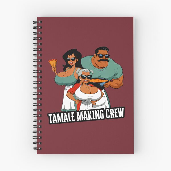 Item preview, Tamale Making Crew – Bold Mexican Christmas Design designed and sold by BaxInke.
