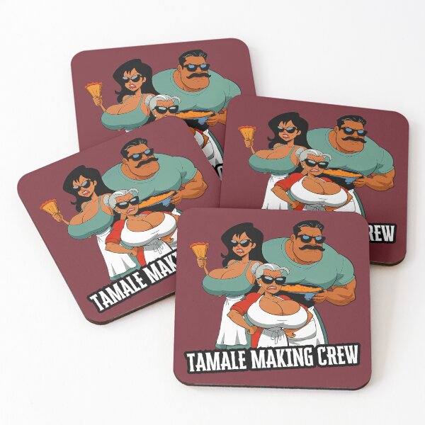 Item preview, Tamale Making Crew – Bold Mexican Christmas Design designed and sold by BaxInke.